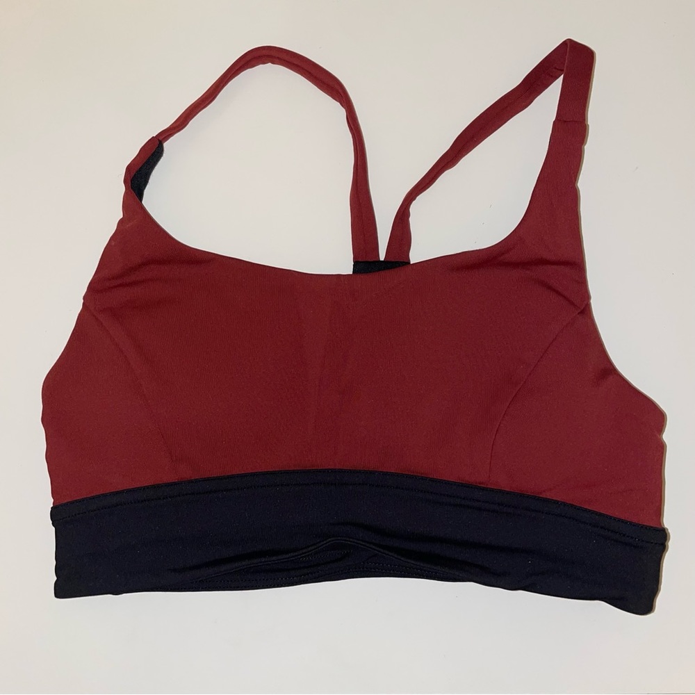 Lululemon Train Times Bra Red/Black – Size 4